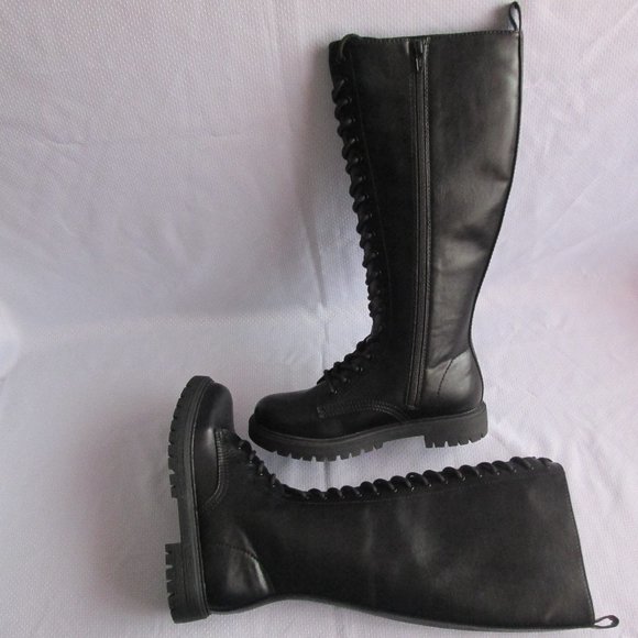 SO LULLABIES BLACK KNEE HIGH BOOTS (SIZE 7) - Picture 8 of 16